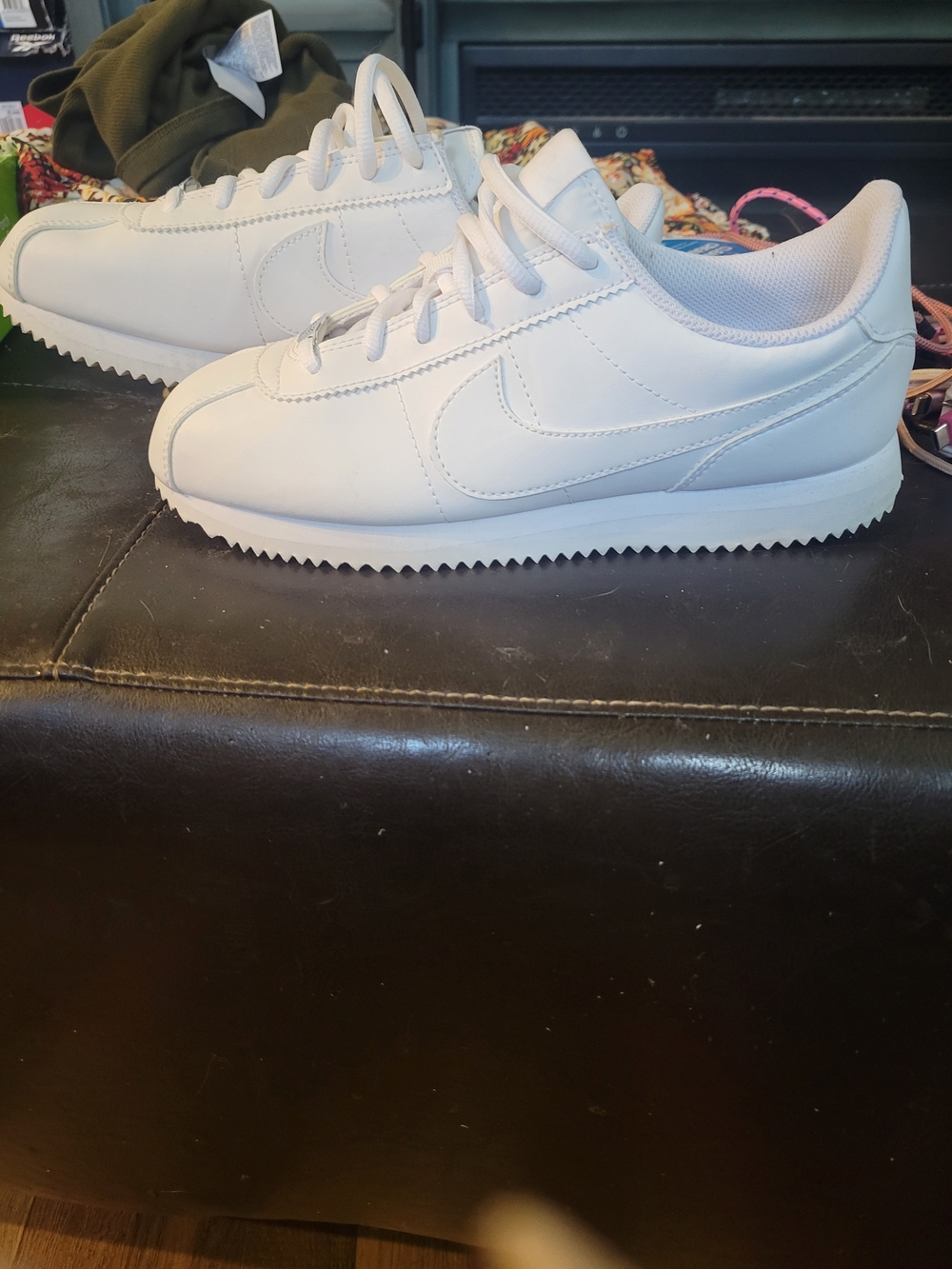 Nike Classic Triple White Leather Sneakers